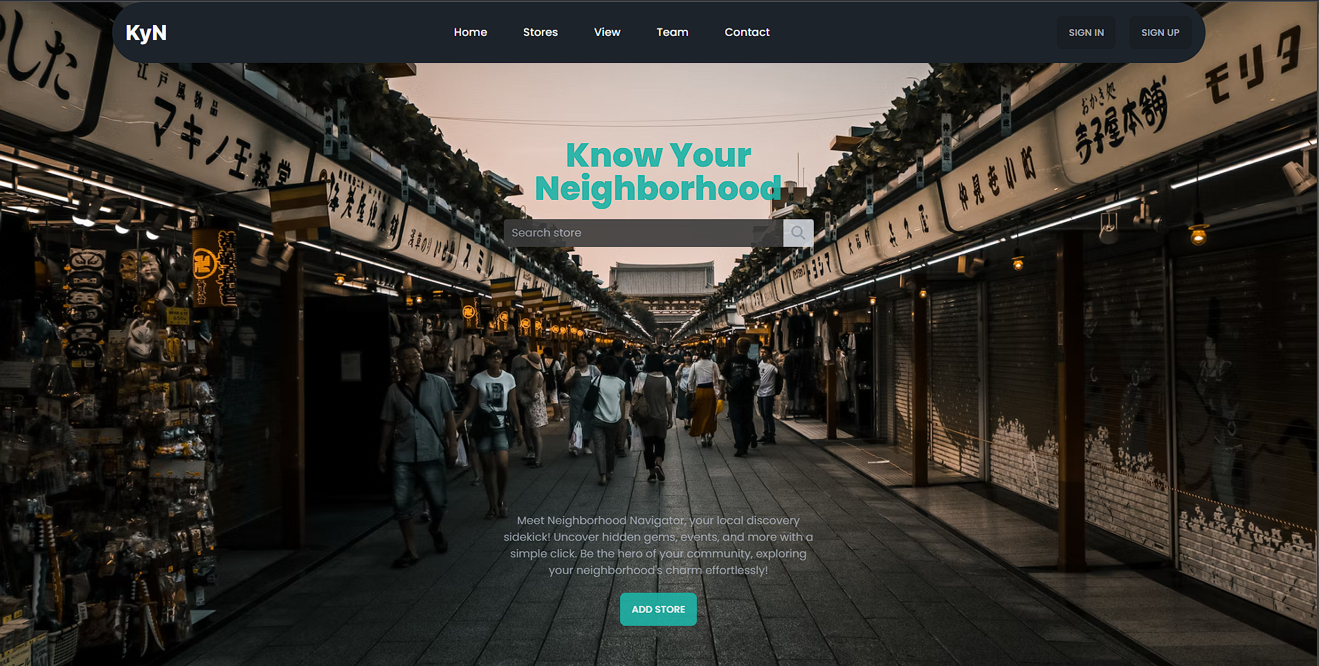 Know Your Neighborhood